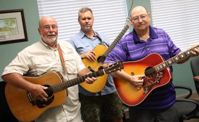 Guitar group making music and friends