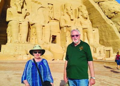 Village couple visits North Africa, sees landmarks