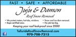 Juju & Damon Roof Snow Removal