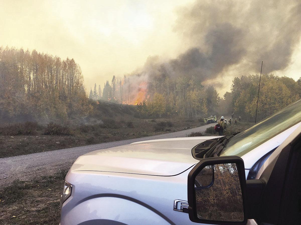 bull draw fire 95 percent contained news