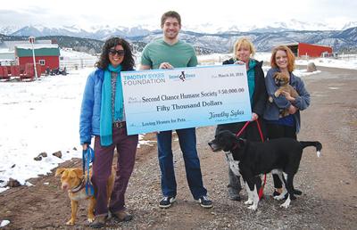 Donor Gives 50 000 To Second Chance Humane Society News Telluridenews Com