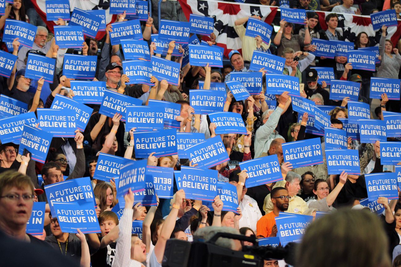 Sanders Draws Crowd In Idaho Falls Leading Into State Democratic Caucus ...