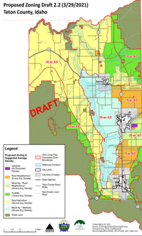 Teton County Zoning Map County P&Z Will Hold Public Hearing On Zone Map | Local Government |  Tetonvalleynews.net