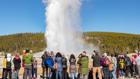 Thumbnail ofTwo men sentenced to jail time for trespassing on Old Faithful Geyser