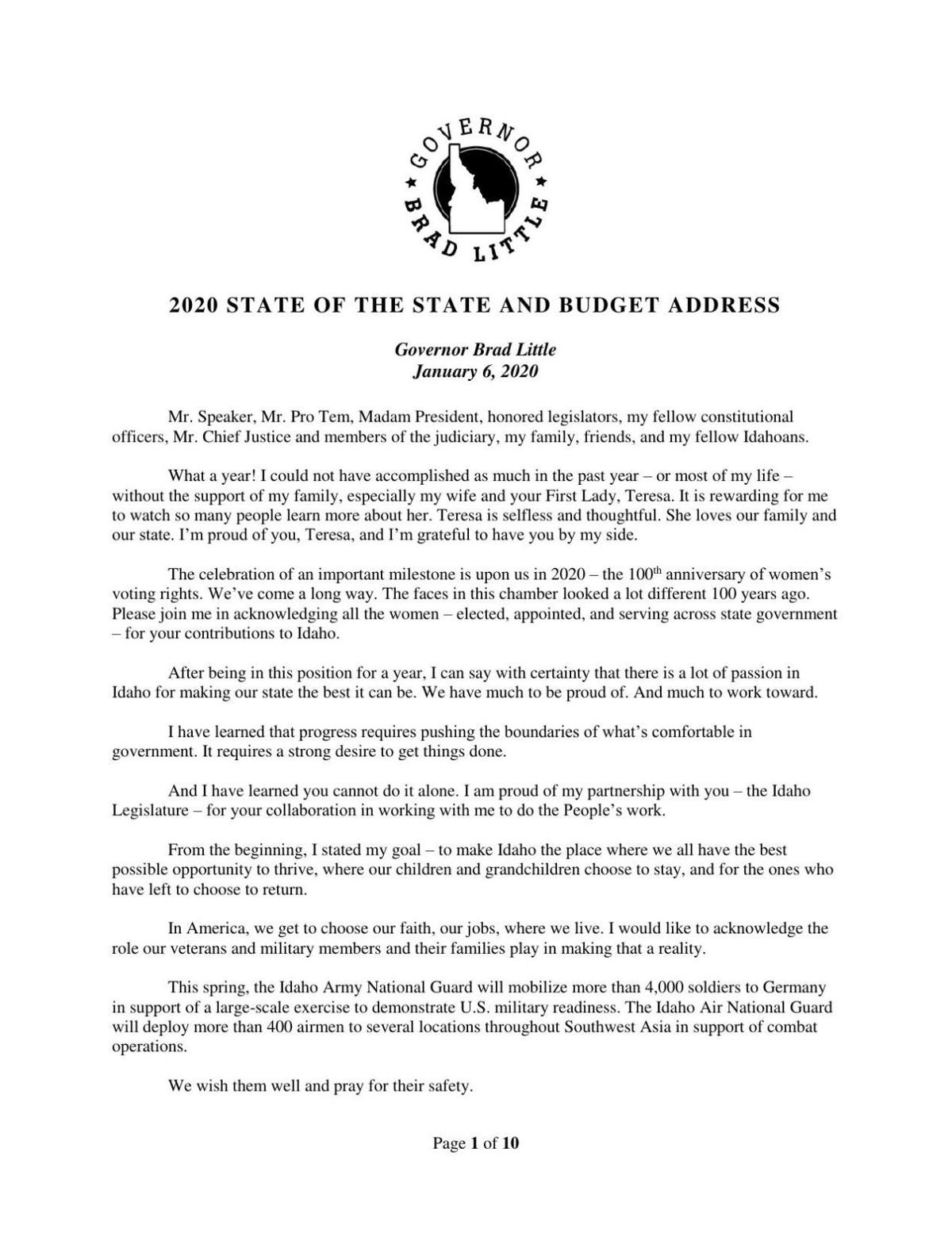 2020 Sos Pdf Tetonvalleynews Net