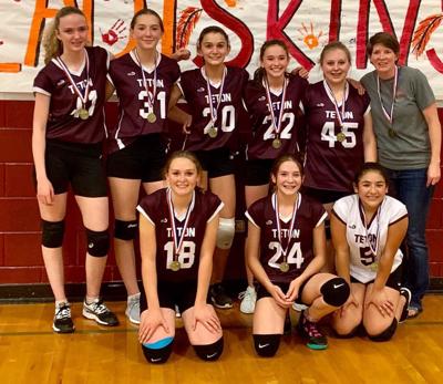 Tms Volleyball Team Takes Home First District Title Sports