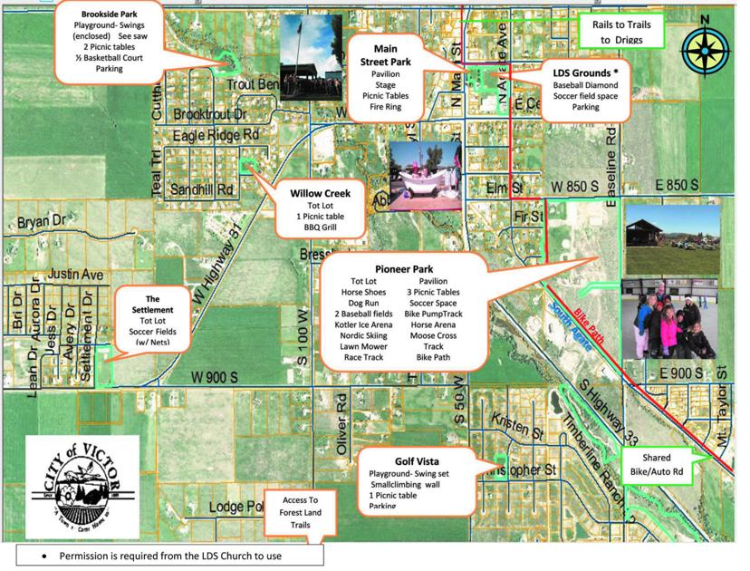 Victor Facilities Map Victor Facilities Map