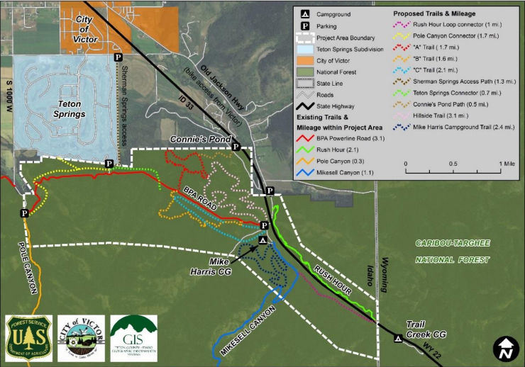 Teton County Idaho Parcel Map Teton Valley Trails Update | News | Tetonvalleynews.net