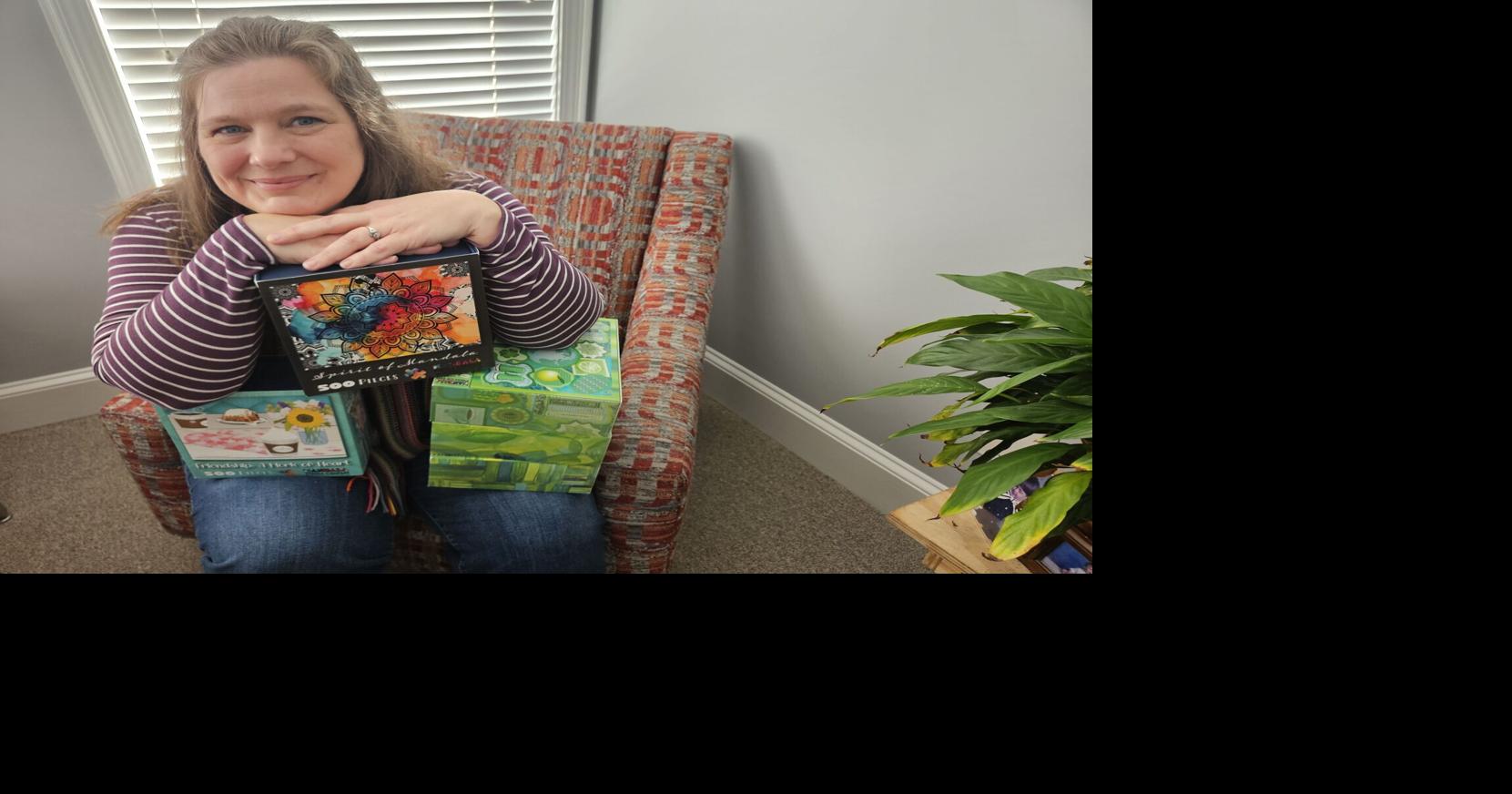 Piecing together peace: Davidson County artist turns her art into mindful puzzles