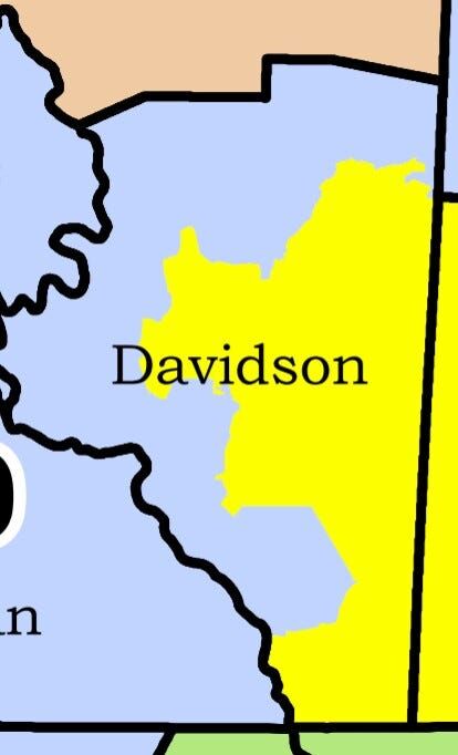 Newly approved U.S. Congressional map divides Davidson County into two  electoral districts | News | the-dispatch.com
