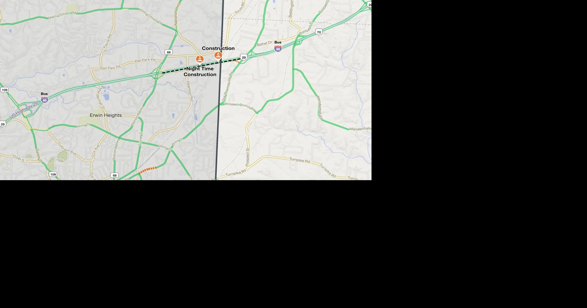 Portion of Davidson County highway will be closed Tuesday, Wednesday ...