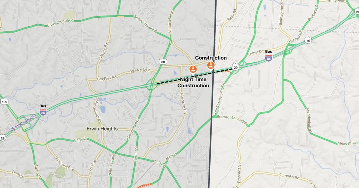David County Line Portion of Davidson County highway will be closed Tuesday, Wednesday ...
