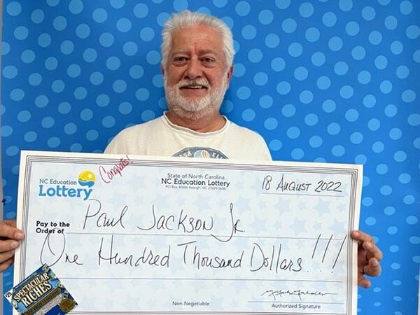 North Carolina man buys lottery ticket during halftime of Pittsburgh  Steelers game, wins $100,000