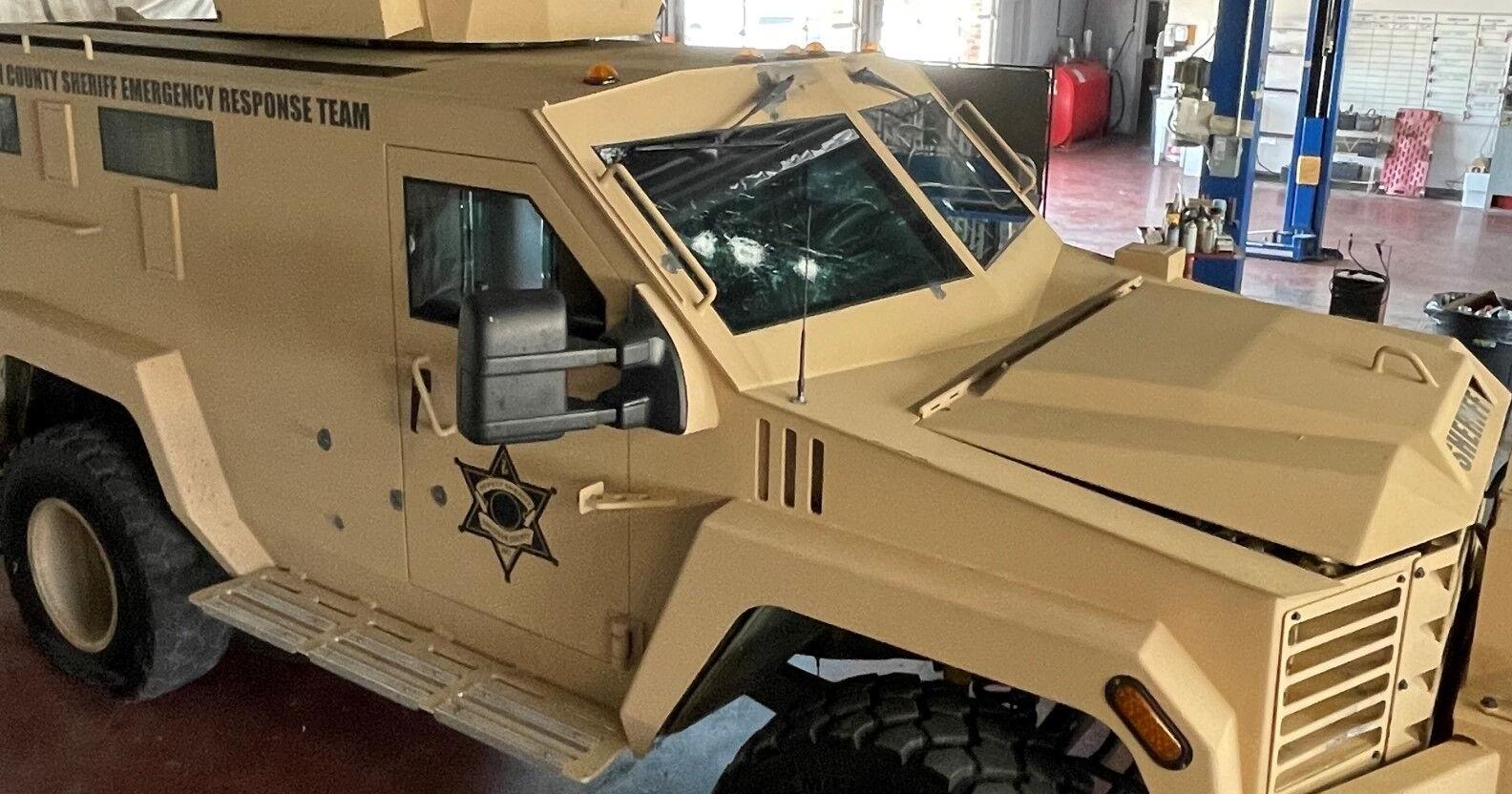 Sheriff's office requests equipment after coming under heavy fire - Vimarsana News