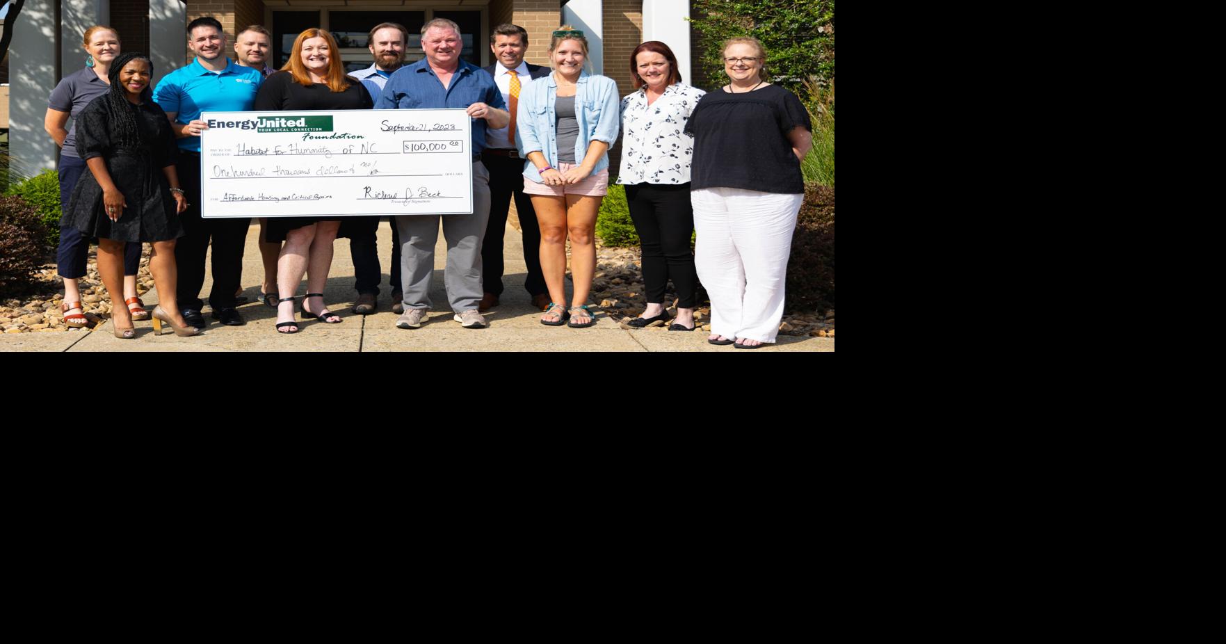 Lexington's Habitat for Humanity receives EnergyUnited grant Local