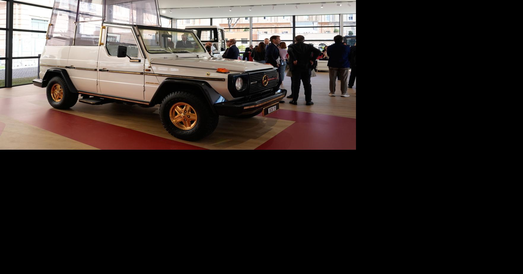 A popemobile exhibition is unveiled at the Vatican, featuring the vehicle popes have used since 1930 The Vatican is opening a celebration of the popemobile By FRANCESCO SPORTELLI and NICOLE WINFIELD - Associated Press Oct 28, 2026 22 mins ago