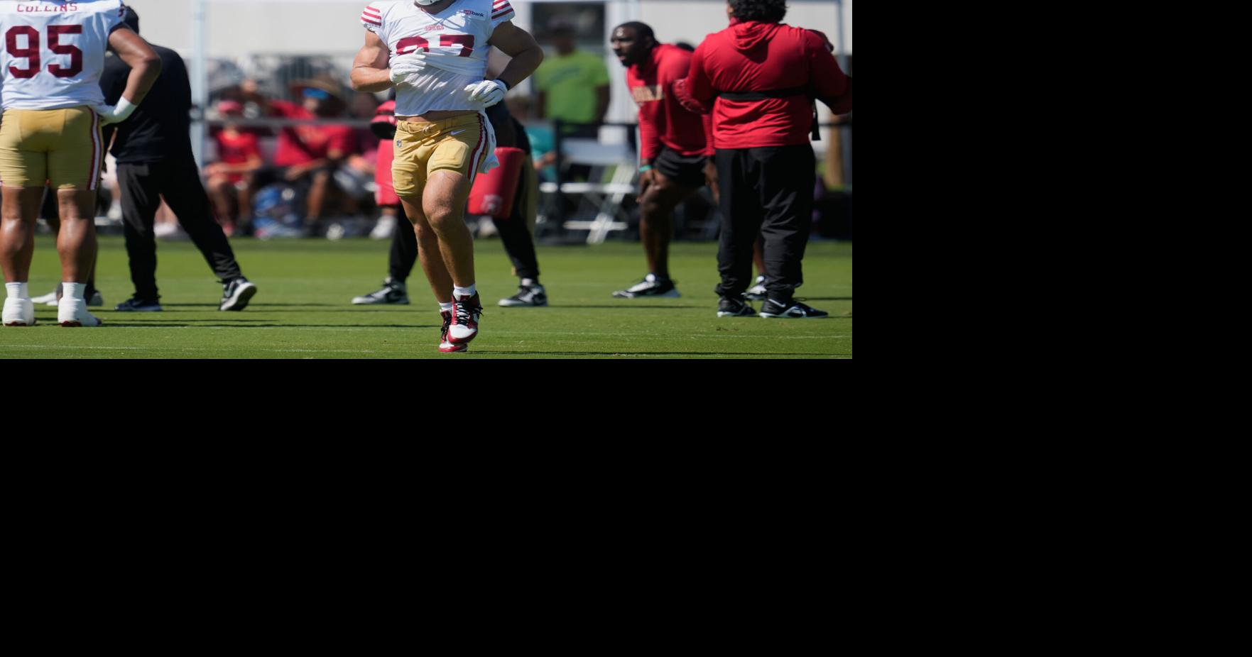The 49ers begin final stretch of practice before the opener with Nick Bosa still sidelined By JOSH DUBOW - AP Pro Football Writer Aug 31, 2026 10 mins ago