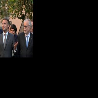 France's Macron in Rome for first meeting with Pope Leo