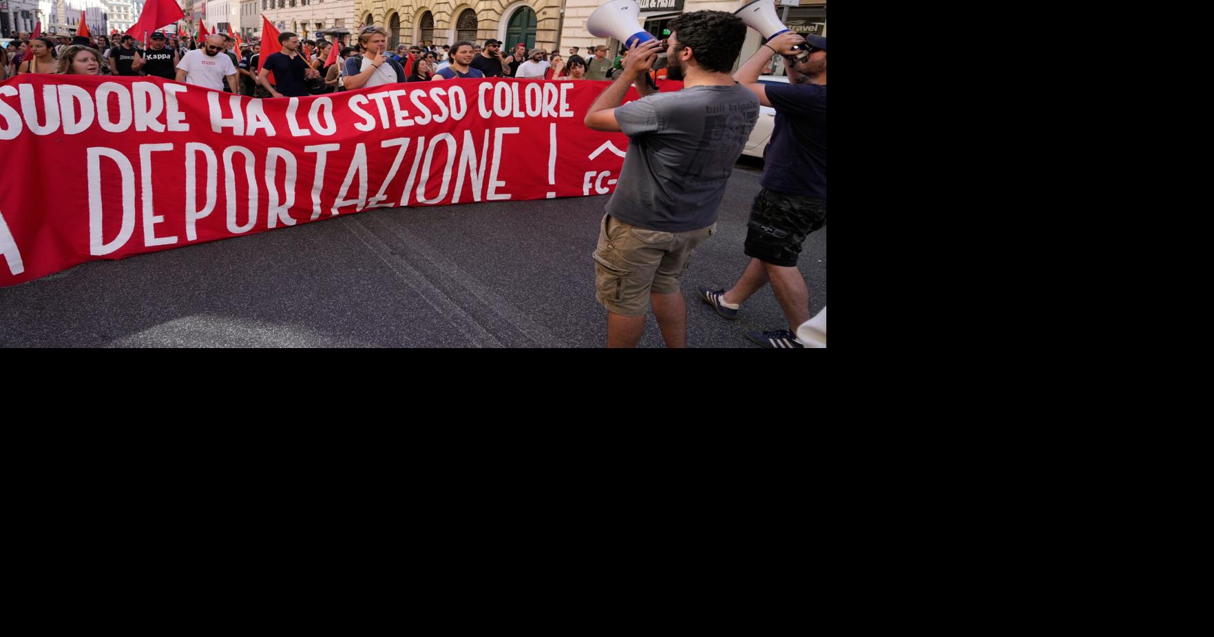 Italy Pro-Migrants Rally Gregorio Borgia - AP Jun 13, 2026 41 mins ago