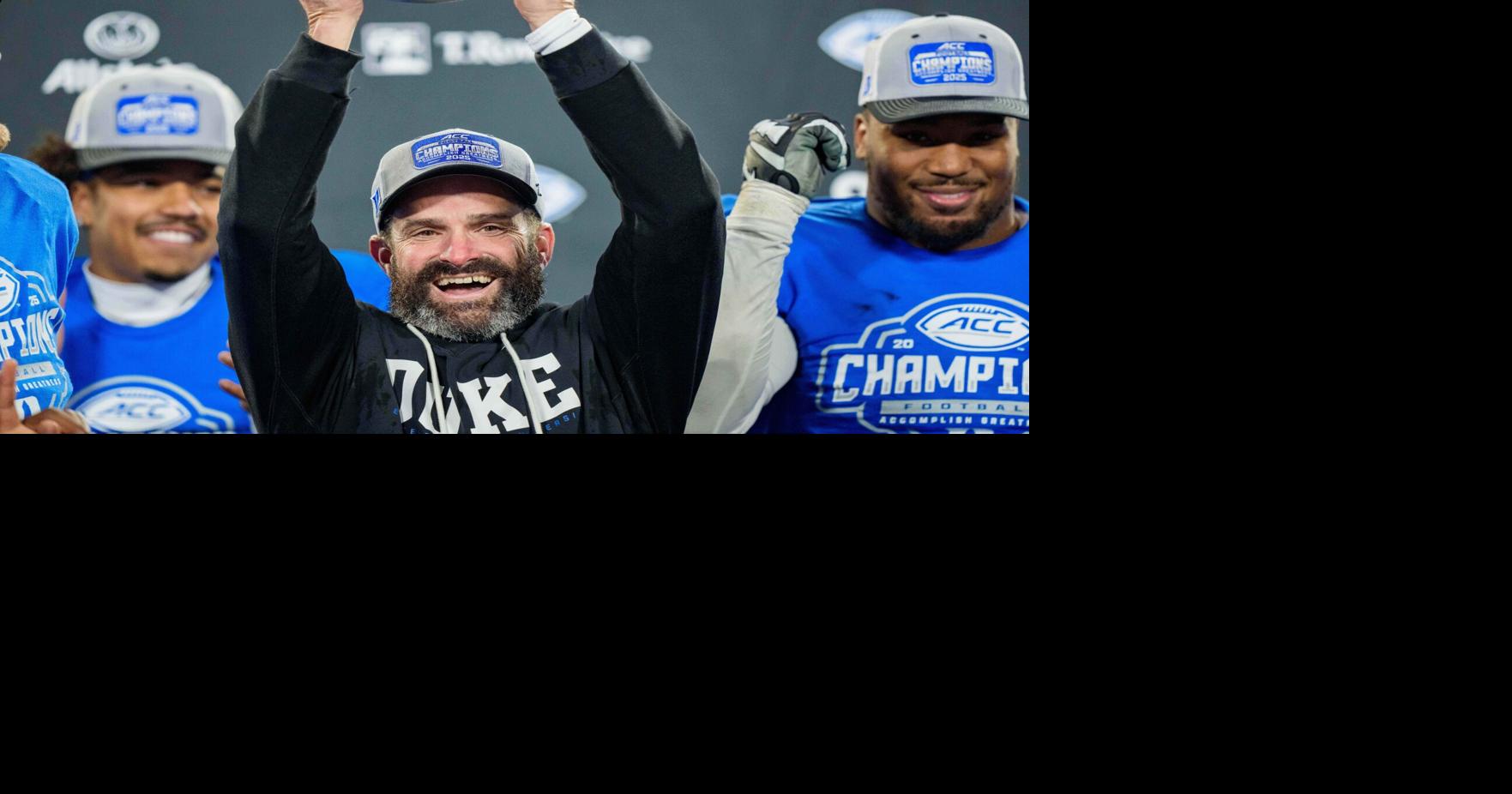 Duke still stinging from not getting selected to College Football Playoff after winning ACC title By STEVE REED - AP Sports Writer Jul 17, 2026 25 mins ago