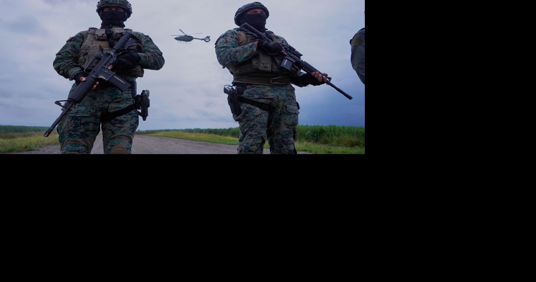 Ecuador's president rejects allegations that his government is bombing targets inside Colombia