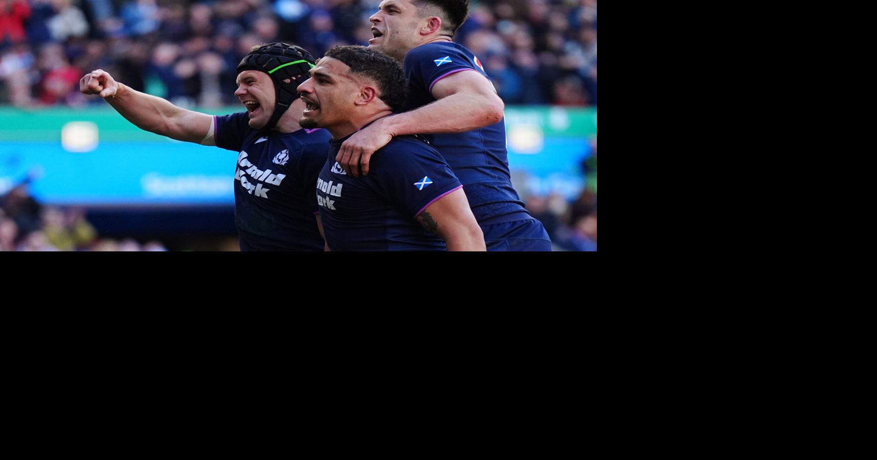 Scotland stuns France 50-40 and blows open the Six Nations title race