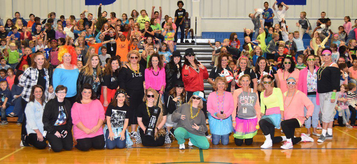 WBES celebrates 'totally rad' scores with '80s day