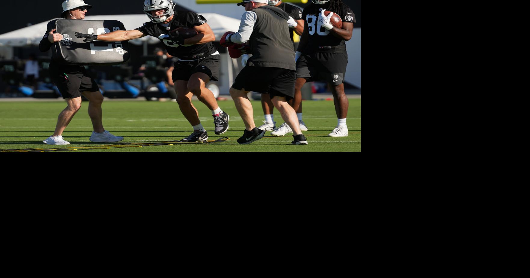Brock Bowers returns to form at Raiders camp as Michael Mayer shows progress Brock Bowers is back in Raiders training camp looking like one of the NFL's top tight ends By MARK ANDERSON - AP Sports Writer Aug 10, 2026 15 mins ago