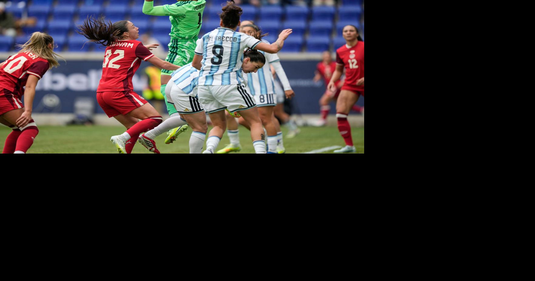 Canada defeats Argentina in penalty shootout after scoreless draw in the SheBelieves Cup