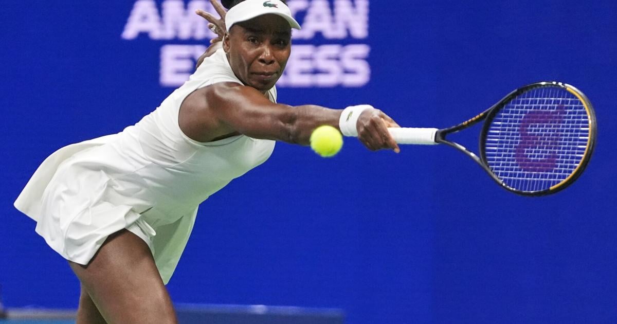 Venus Williams bows out of her 26th US Open with a 1st-round loss to Sofia Kenin Venus Williams had her 26th U.S. Open appearance delayed until after midnight By STEPHEN WHYNO - AP Sports Writer Aug 31, 2026 19 mins ago