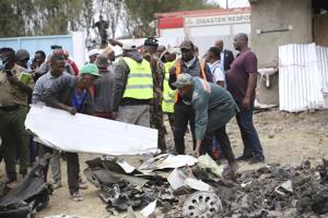 At least 6 killed in air ambulance crash just outside Kenya's capital