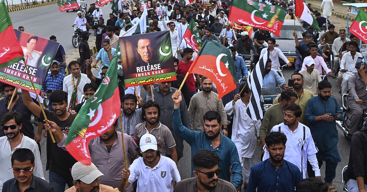 Pakistan arrests over 200 activists as they rally to support former leader Imran Khan