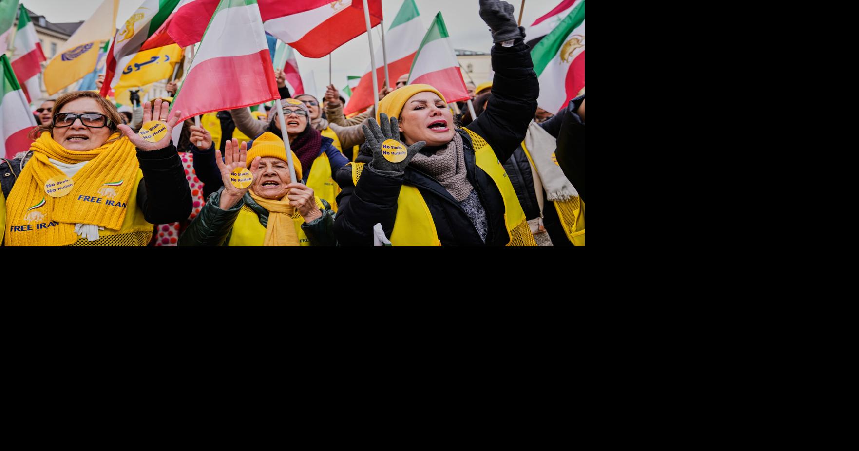 Iran’s crown prince says ahead of protests that inaction against Tehran encourages bullies