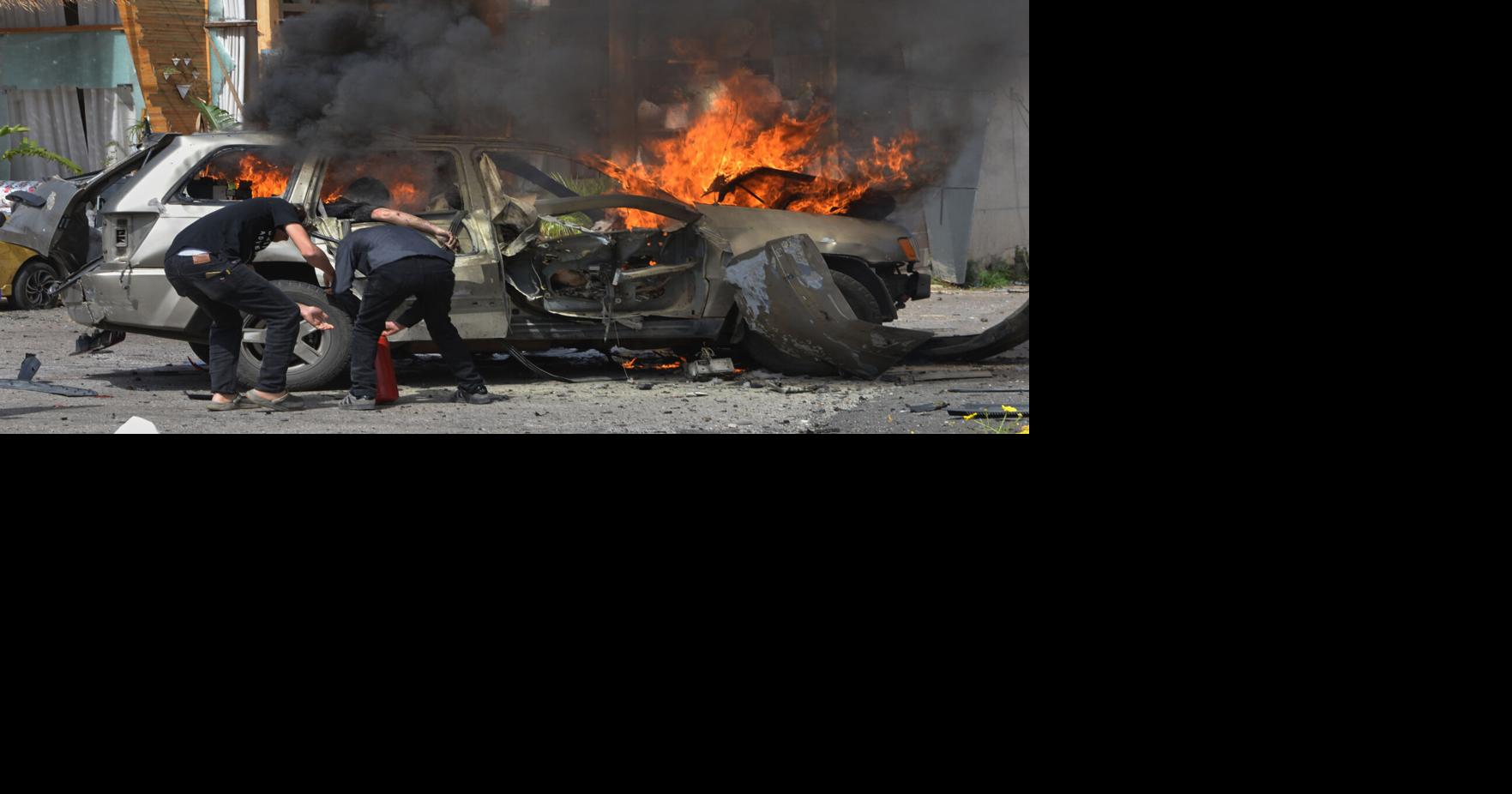 Israeli drone strikes on vehicles in Lebanon kill 12 people, including 2 children