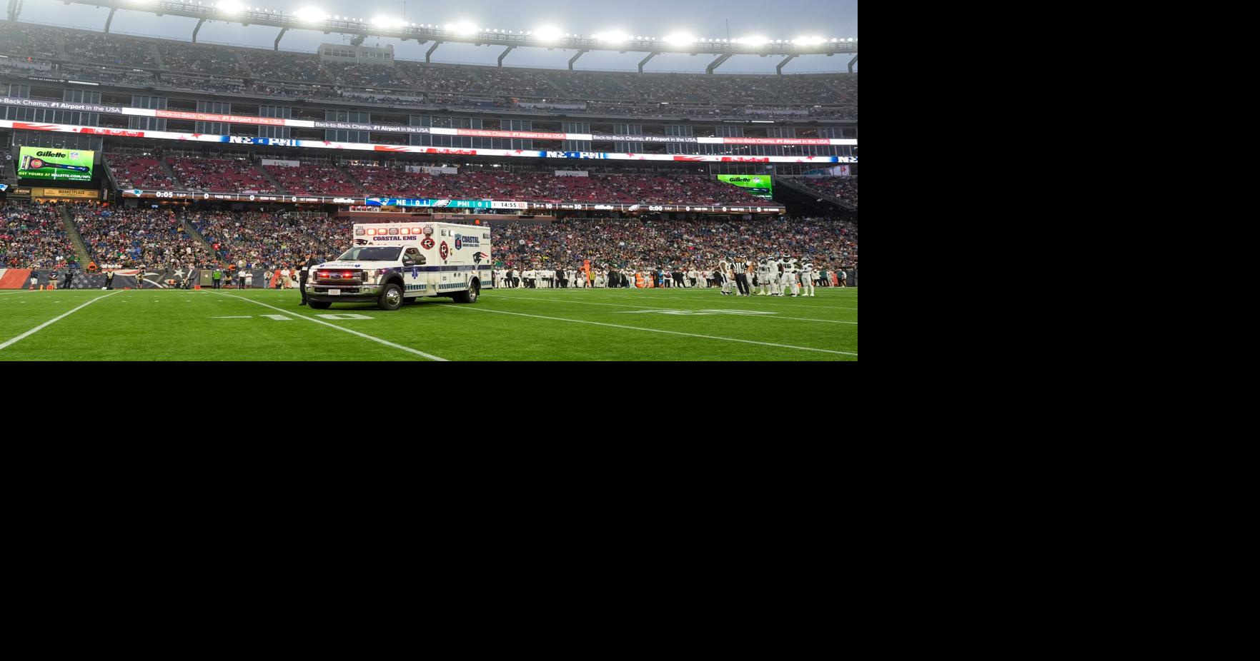 APTOPIX Eagles Patriots Football