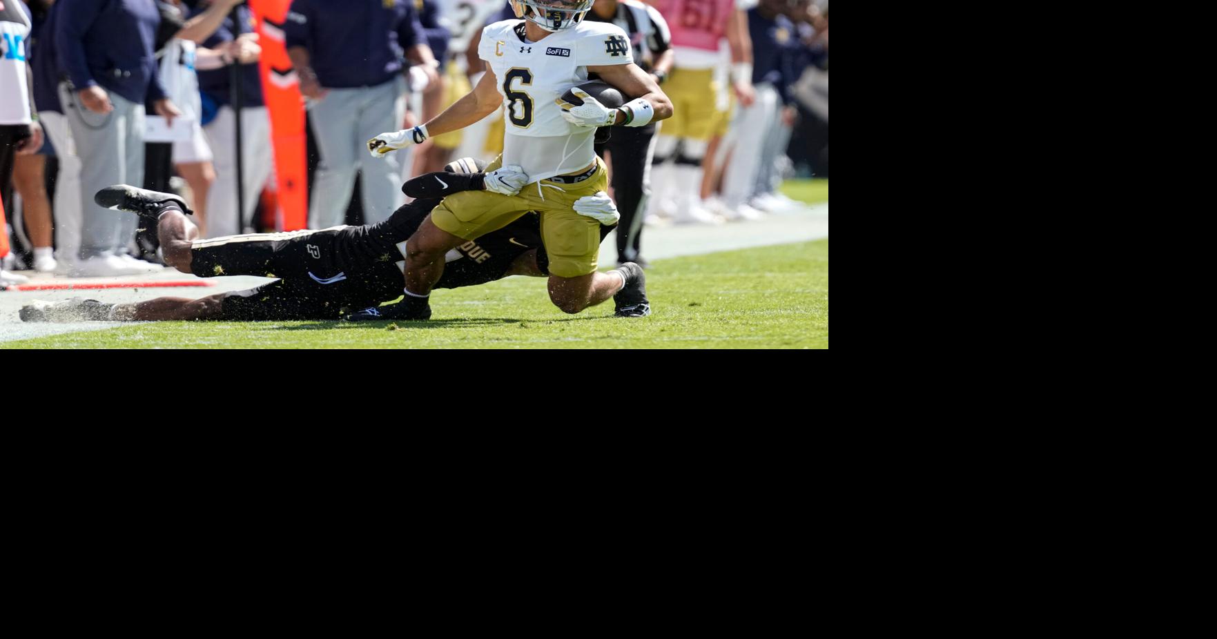 Focused Faison thriving in No. 3 Notre Dame's high-scoring offense ...