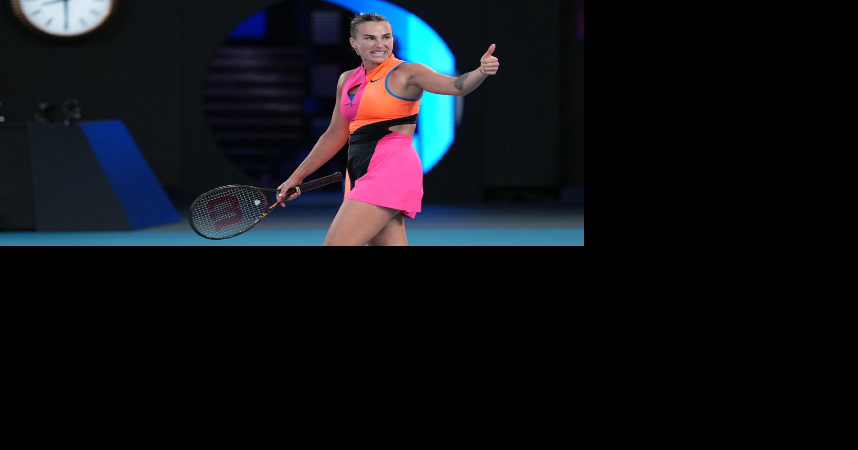 Sabalenka into fourth straight Australian Open final and facing Rybakina again