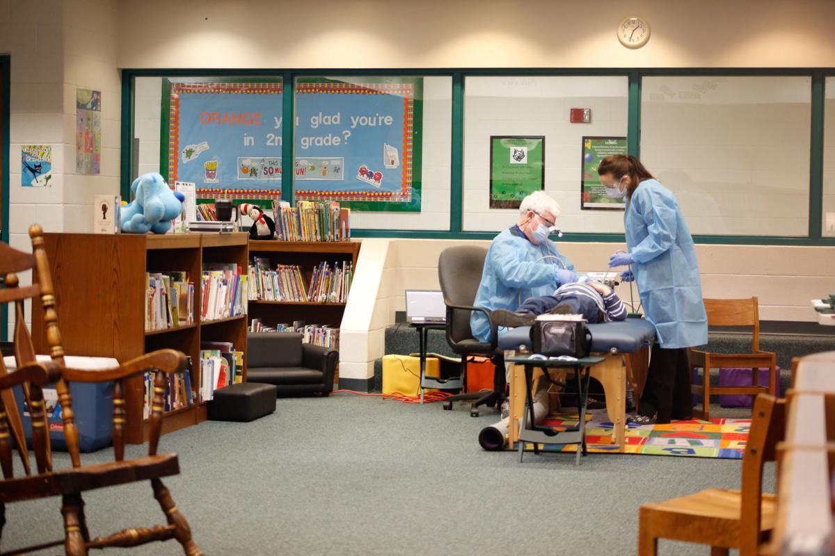 in school dental care provided locally