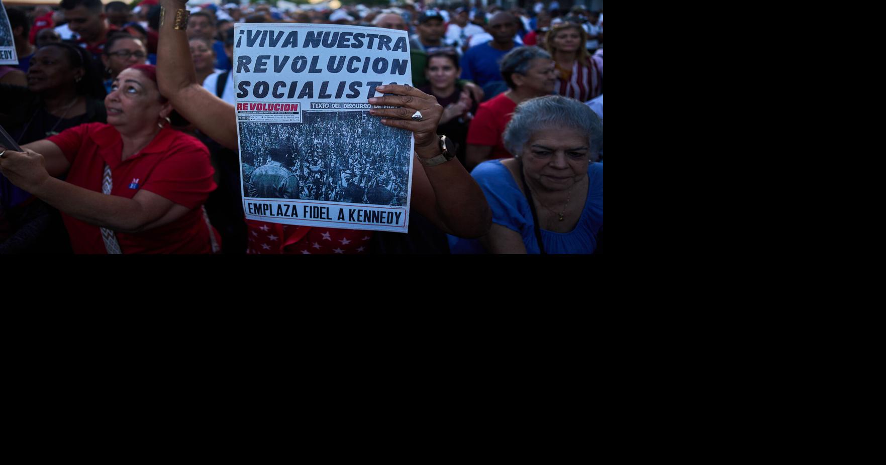 Cuba's president says island does not wish for US aggression but ready to fight if needed