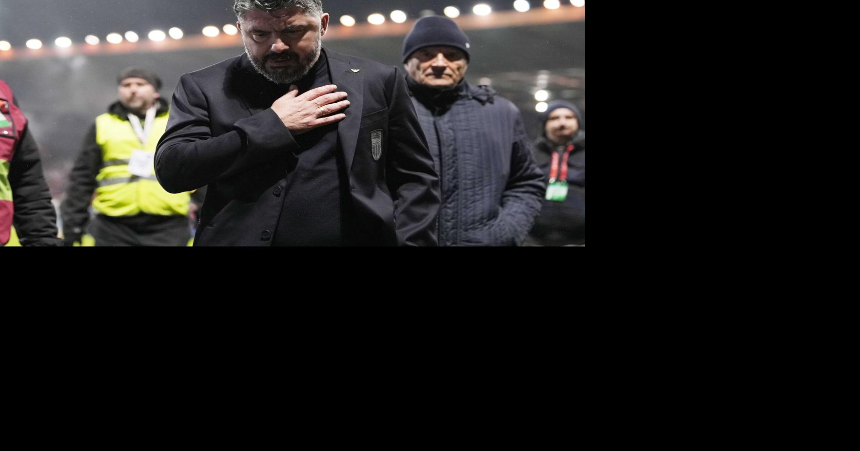 Gennaro Gattuso is out as Italy's coach after team failed to qualify for World Cup