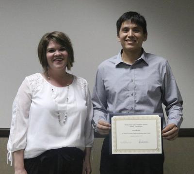 Bohan receives math scholarship