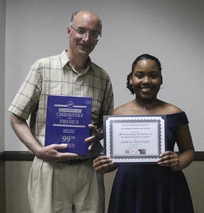Eudovique receives chemistry award