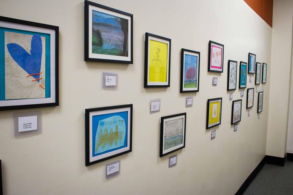 Mini Mall kids paintings benefit SKY Academy