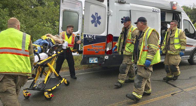 Injury accident sends two to hospital