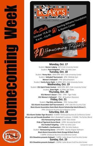 ECU celebrates Homecoming Oct. 22 | Local News | theadanews.com