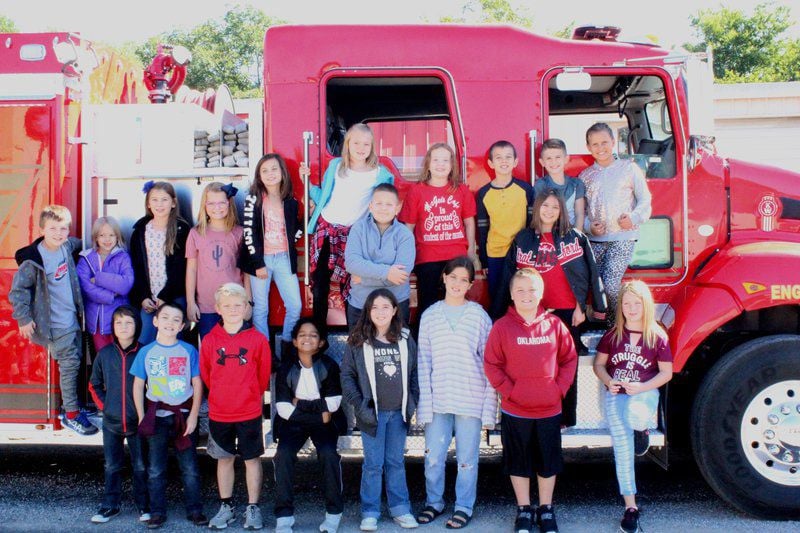 Stratford Fire Department visits elementary students