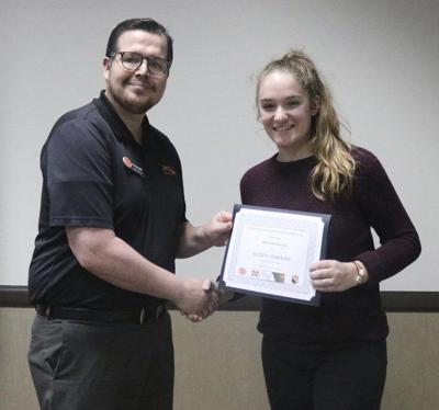 Hawkins receives Briles Scholarship at ECU