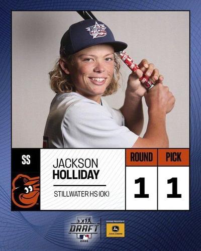 Stillwater's Holliday selected first in 2022 MLB Draft