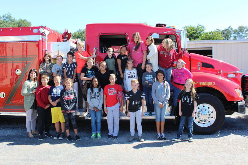 Stratford Fire Department visits elementary students