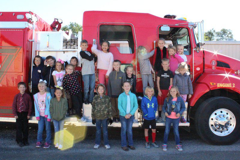 Stratford Fire Department visits elementary students
